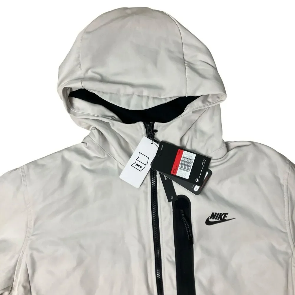 Nike Jacket Mens L White Tech Essentials Zip Repel Insulated Hooded CU4485-203‎